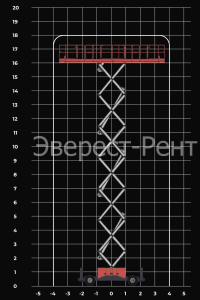 Арендовать аренда ножничного дизельного подъемника lgmg sr1623d в Екатеринбурге