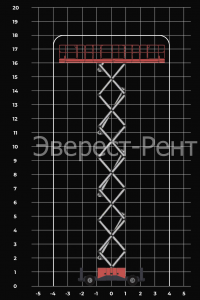 Арендовать ножничный дизельный подъемник dingli jcpt 1823 rt в Екатеринбурге