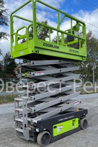 Арендовать ножничный электрический подъемник zoomlion zs1212hd в Екатеринбурге